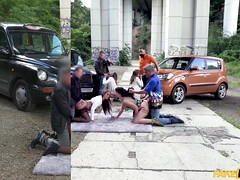 Spermaladung, Aufs gesicht abspritzen, Gruppe, Italienisch, Orgie, Im freien, Hintern versohlen, Weibliche ejakulation