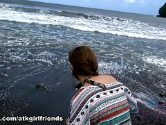 Playa, Clásico, Garganta profunda, Polla, Penetracion con dedos, Hd, Al aire libre, Tetas