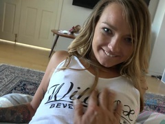 Amateur, Masturbacion con pies, Novia, Pajear, Pov, Coño, Fumando, Tetas