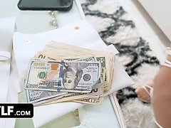 デカチン, フェラチオ, 巨乳な, 中出し, 小柄, オマンコ, ティーン, ヒモパン