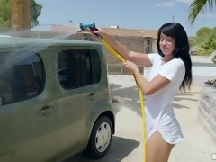 お尻, アスtoマウス, 美女, 惨い, 車, 言葉責め, フィストファック, オマンコ