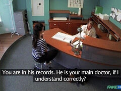 素人, フェラチオ, 医者, 手コキする, なめる, オマンコ, ユニフォーム, のぞき