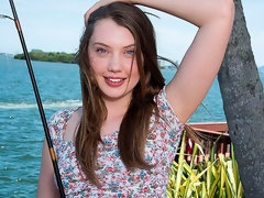 Arsch, Braunhaarige, Süss, Fingern, Handjob, Masturbation, Rasiert, Strümpfe