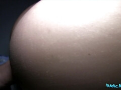 Leie, Tussi, Blasen, Braunhaarige, Europäisch, Geld, Im freien, Realität