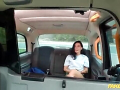 Fake Taxi picks up petite Czech babe Lexi Dona for public car sex & blowjob