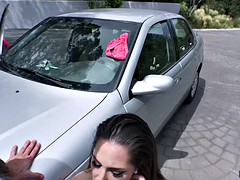 Amateur, Mamada, Coche, Sexo duro