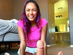 Mamada, Ébano, Fetiche, Interracial, Mucama, Montar, Afeitado, Hilo dental