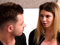 Grosser schwanz, Blondine, Blasen, Hundestellung, Natürlichen titten, Dürr, Jungendliche (18+), Titten