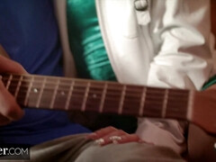 アナル, お尻, フェラチオ, 茶髪の, イく瞬間, 毛深い, なめる, ポルノスター