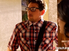 Анальный секс, Большие сиськи, Минет, Пальцем, Затыкание рта, Волосатые, Натуральные сиськи, Короткая стрижка