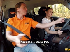 Leie, Arsch, Stiefel, Braunhaarige, Auto, Europäisch, Im freien, Strümpfe