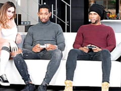 お尻, フェラチオ, ダブル開発, ハードコア, 異人種間, 3p男男女, ティーン, 三人