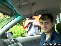 Fingern, Oma, Reif, Im freien, Öffentlich, Realität, Flotter dreier