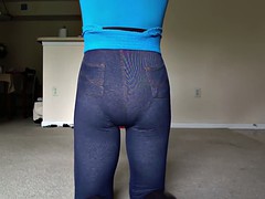 SEX PETITE CROSSDRESSER 10 IN GIRLS LEGGINGS