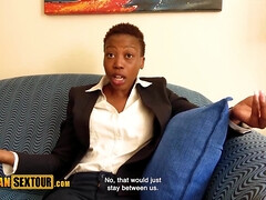 Cheating lying African girl confronted