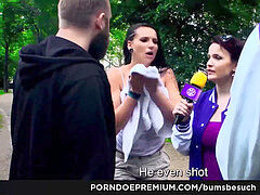 Braunhaarige, Spermaladung, Deutsch