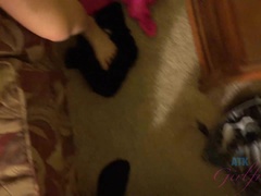 素人, デカパイ, ブロンド, フェラチオ, 彼女, ハメ撮り, オマンコ, 剃毛