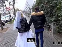 Mooi, Gebondenheid, Stel, Hd, Russisch, Geschoren, Tiener, Tieten likken