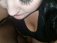 Leie, Grosser schwanz, Blasen, Spermaladung, Schwarz, Hardcore, Interrassisch, Milf