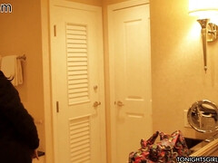 Blasen, Braunhaarige, Hundestellung, Absätze, Lingerie, Rau, Schreiend, Strümpfe