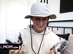 アナル, 舐める尻, ブロンド, 浮気者, コンドーム, 指いじり, 淫乱熟女, 義母