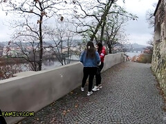 Grote lul, Grote mammen, Bruinharig, Classisch, Sperma shot, Diep in de keel, Hd, Gezichtspunt