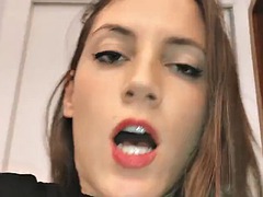 Amateur, Negro, Pareja, Ébano, Corridas faciales, Nylon, Público, Tetas