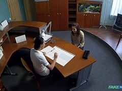 Arzt, Fingern, Lesbisch, Lecken, Krankenschwester, Büro, Muschi, Uniform