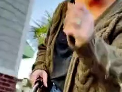 素人, フェラチオ, カップル, アウトドア, 公共