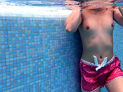 浴室, チェコ, ヨーロピアン, アウトドア, 小柄, 公共, ロシア人, オッパイの