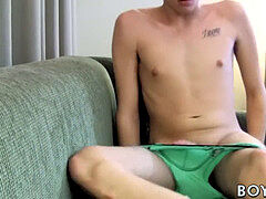 Trey Jacobs likes draining off his fat dick and drizzling cum