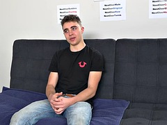 Leie, Spermaladung, Schwul, Behaart, Masturbation, Solo
