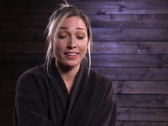 Blonde, Bondage, Domination, Doigter, Naturelle, Douleur, Punition, Rasée