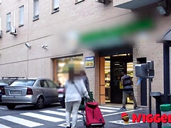 美女, デカ尻, デカチン, 黒人, フェラチオ, 異人種間, 淫乱熟女, オマンコ