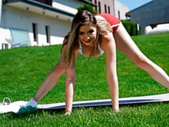 Sweetheart Candy Alexa gets roughly fucked on the camera