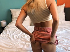 Blondine, Dildo, Füsse, Fußfetisch, Französisch, Masturbation, Solo, Spielzeuge