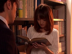 asian teacher - blowing cock