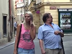 デカチン, 指いじり, お婆さん, なめる, アウトドア, 剃毛, フェラする