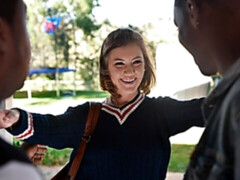 黒人, ブロンド, フェラチオ, ハードコア, 異人種間, タトゥー, ティーン, 三人