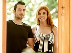 Grote lul, Grote mammen, Pijpbeurt, Hondjeshouding, Hakken, Roodharige vrouw, Mager, Tiener