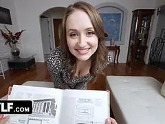 Asmr porno: step mommy lizzy love sighs powerfully as she cums all over her step son's fingers - mylf