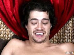 Blond, Pijpbeurt, Lul, Hondjeshouding, Sperma in gezicht, Moeder die ik wil neuken, Doordringend, Kort haar