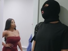 ベッドルーム, デカパイ, 浮気者, 黒人, Hd, 異人種間, 馬乗り, 妻