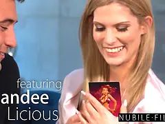 Candee Licious gets wild in erotic card game with Jimmy bud