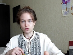 Lul, Vrouw, Realiteit, Russisch, Alleen, Zuigen, Lerarin, Tieten likken