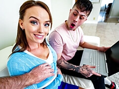ベッドルーム, デカ尻, デカチン, デカパイ, フェラチオ, バック, 女 人男 人, 淫乱熟女