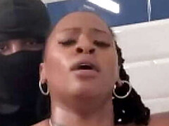 Gros seins, Noire, Grosse, Énorme, Interracial, Mature, Douche, Nénés