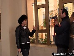 お婆さん, Hd, 下着, 熟年, 母, オマンコ, 現実, 三人