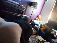 Ass Dimples  Cheeks Pounded on Her Stepsister Bed