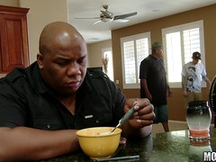 Busty mature interracial xxx video